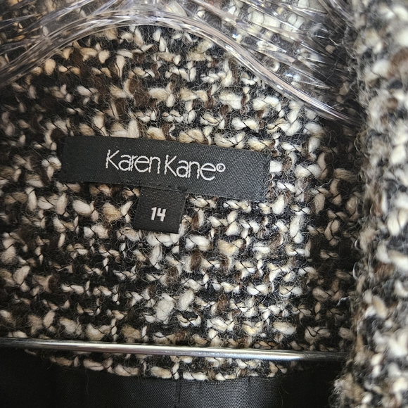 Karen Kane Women Multicolor Jacket with Black Organza Trim Size 14 Regular - Picture 5 of 14